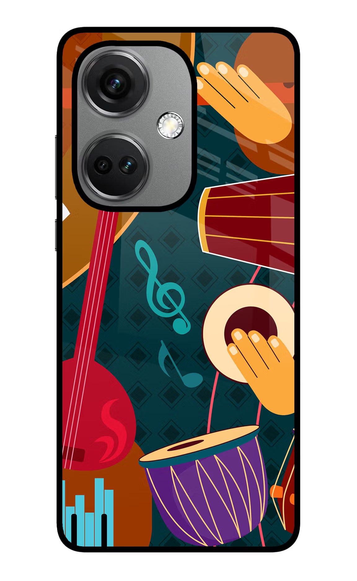 Music Instrument OnePlus Nord CE 3 5G Glass Case - Music Instrument OnePlus Nord CE 3 5G Glass Case Music Instrument OnePlus Nord CE 3 5G Glass Case