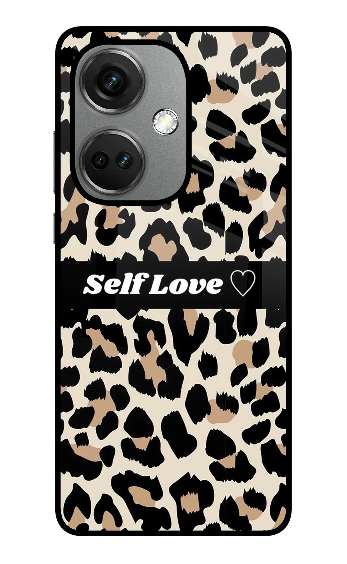Leopard Print Self Love OnePlus Nord CE 3 5G Glass Case - Leopard Print Self Love OnePlus Nord CE 3 5G Glass Case Leopard Print Self Love OnePlus Nord CE 3 5G Glass Case
