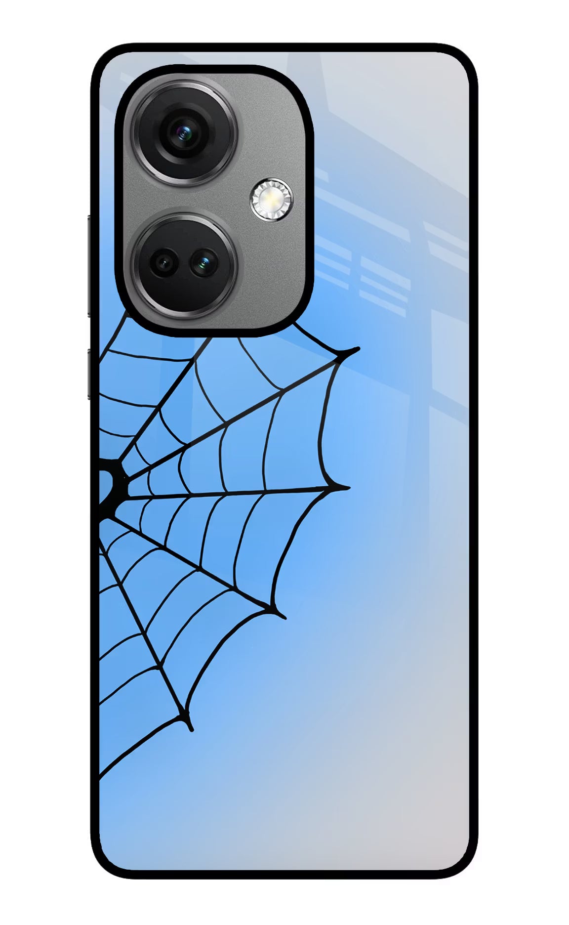 Blue Web OnePlus Nord CE 3 5G Glass Case - Blue Web OnePlus Nord CE 3 5G Glass Case Blue Web OnePlus Nord CE 3 5G Glass Case