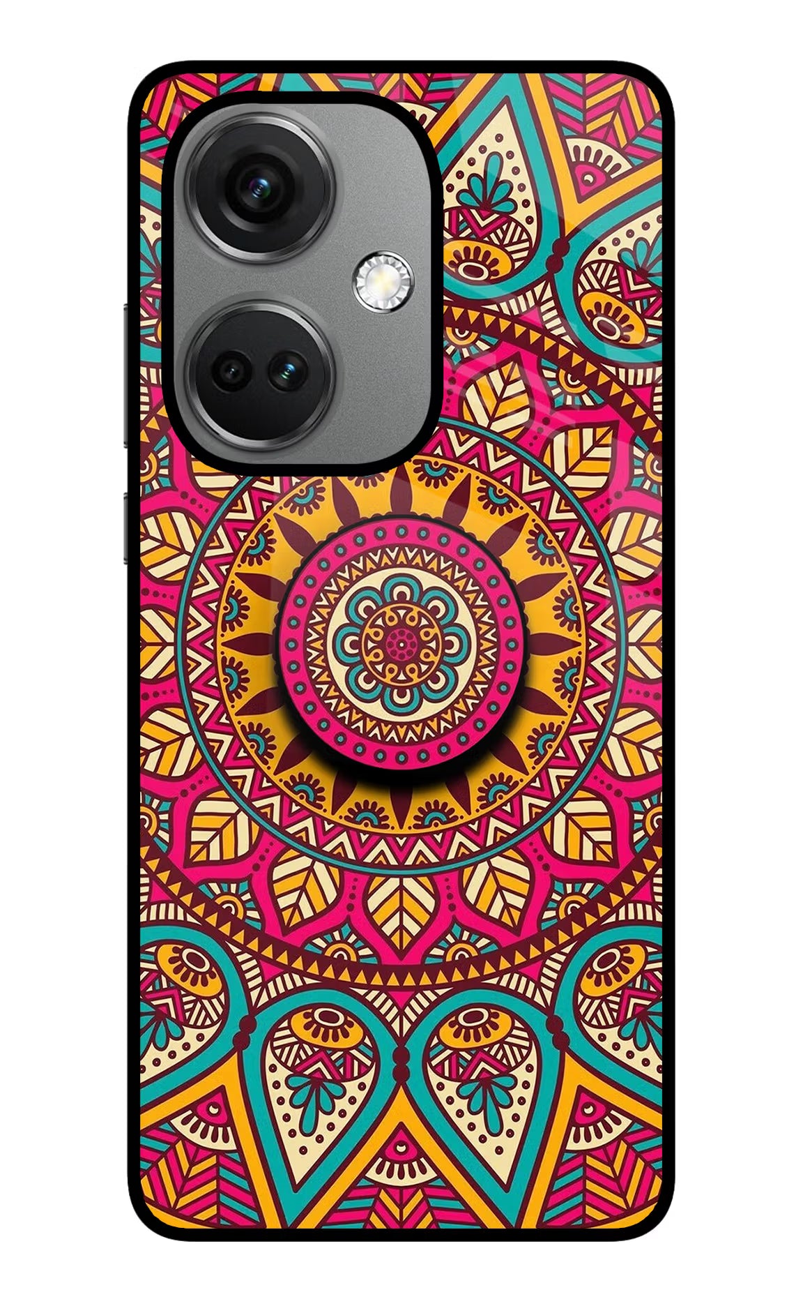 Mandala OnePlus Nord CE 3 5G Glass Case - Mandala OnePlus Nord CE 3 5G Glass Case Mandala OnePlus Nord CE 3 5G Glass Case