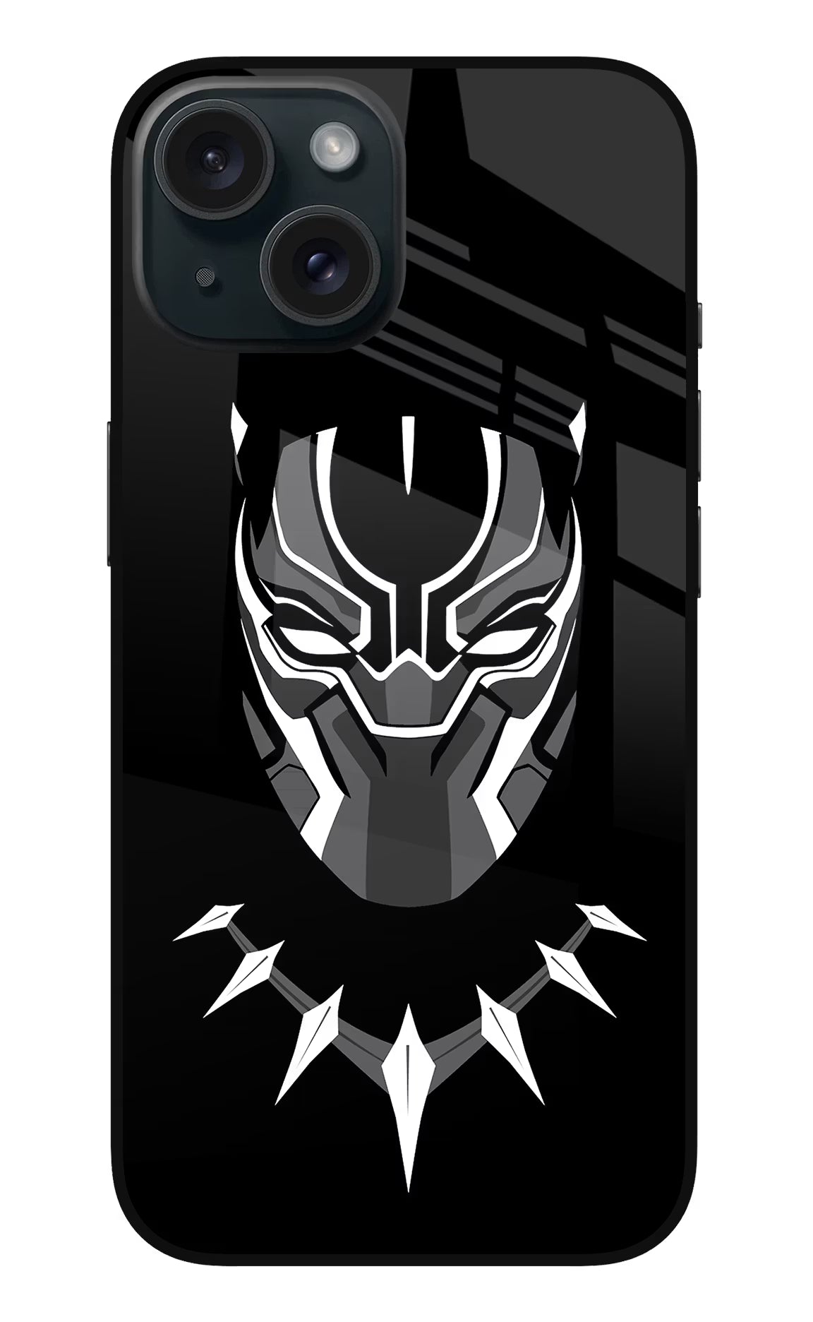 Black Panther iPhone 15 Glass Case - Black Panther iPhone 15 Glass Case Black Panther iPhone 15 Glass Case