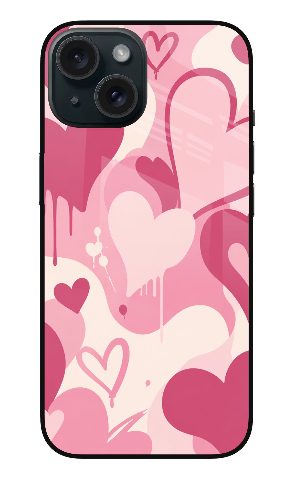 Hearty case iPhone 15 Glass Case - Hearty case iPhone 15 Glass Case Hearty case iPhone 15 Glass Case