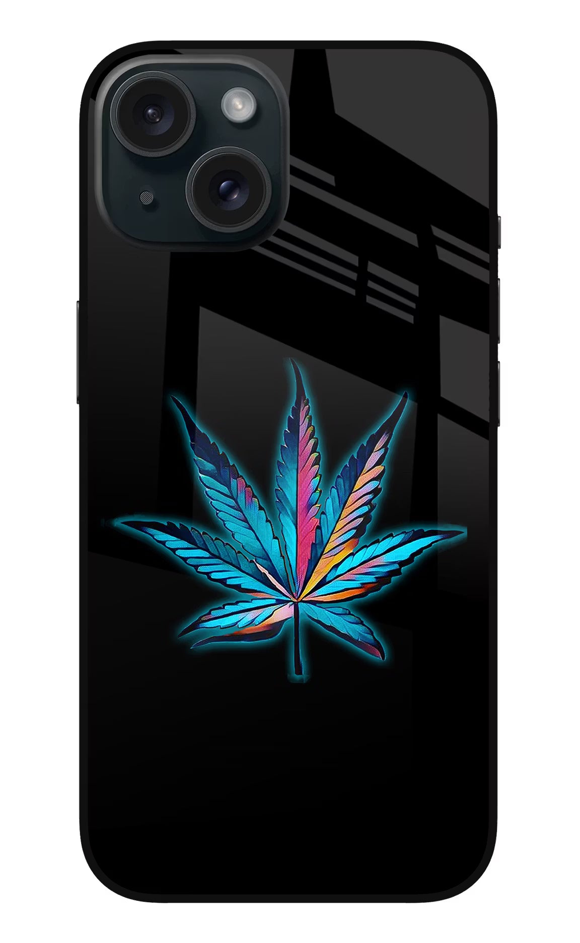 Weed iPhone 15 Plus Glass Case - Weed iPhone 15 Plus Glass Case Weed iPhone 15 Plus Glass Case