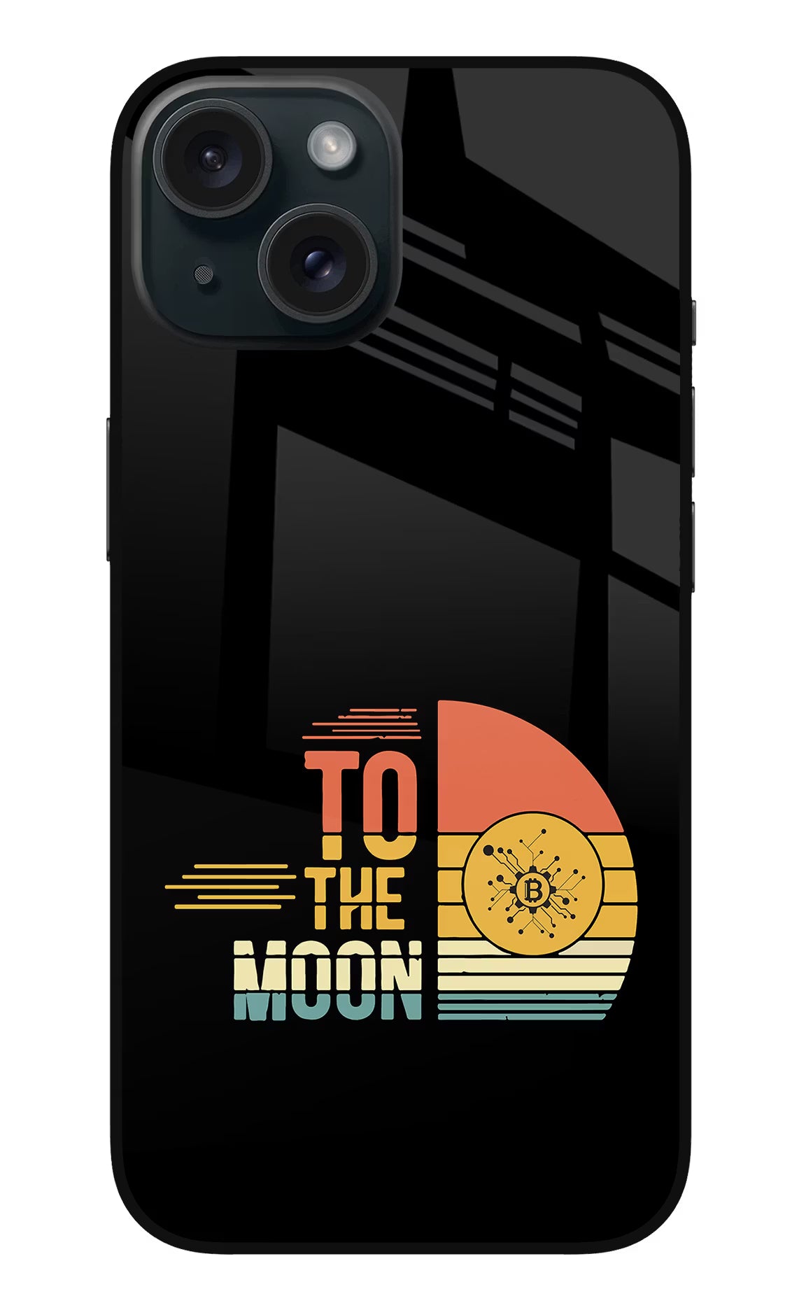 To the Moon iPhone 15 Plus Glass Case - To the Moon iPhone 15 Plus Glass Case To the Moon iPhone 15 Plus Glass Case