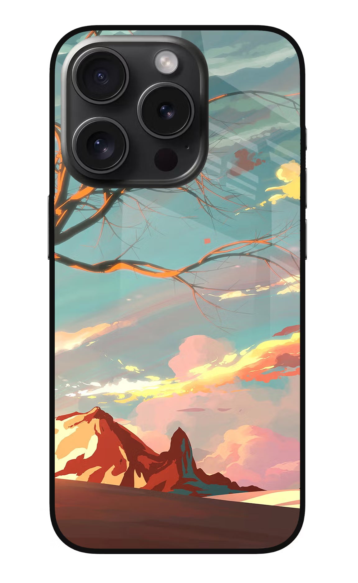Scenery iPhone 15 Pro Glass Case - Scenery iPhone 15 Pro Glass Case Scenery iPhone 15 Pro Glass Case