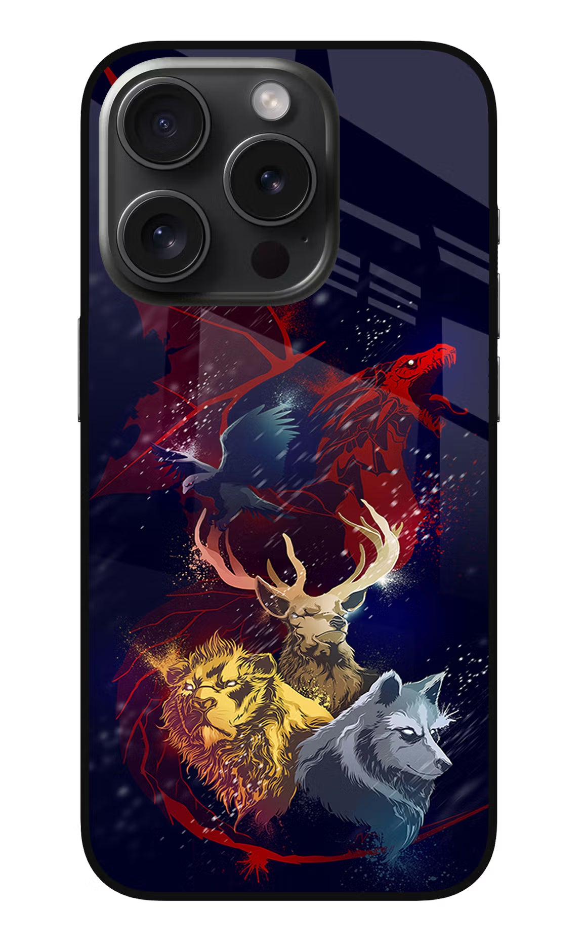 Game Of Thrones iPhone 15 Pro Glass Case - Game Of Thrones iPhone 15 Pro Glass Case Game Of Thrones iPhone 15 Pro Glass Case