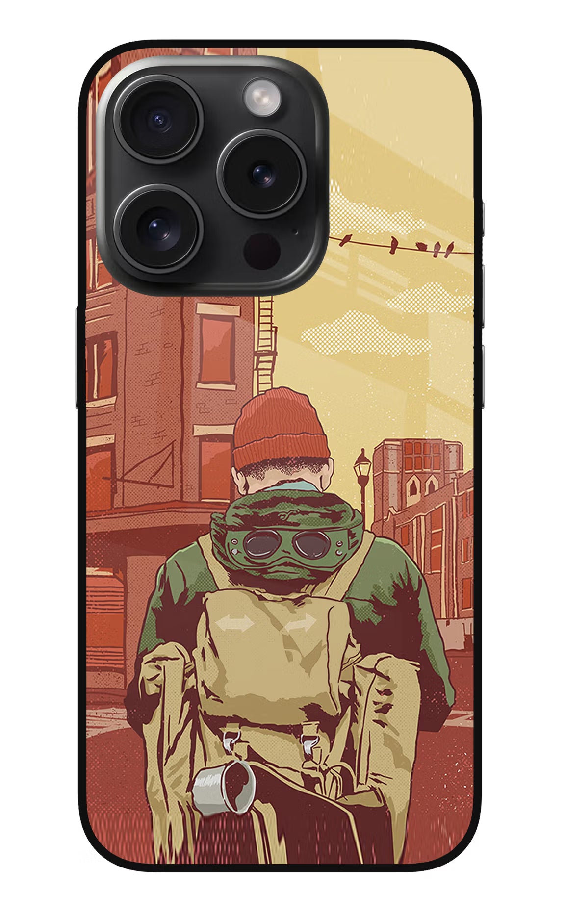 Adventurous iPhone 15 Pro Glass Case - Adventurous iPhone 15 Pro Glass Case Adventurous iPhone 15 Pro Glass Case