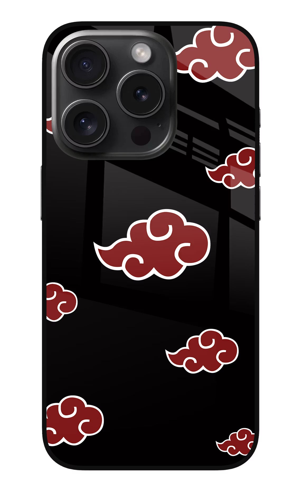 Akatsuki iPhone 15 Pro Glass Case - Akatsuki iPhone 15 Pro Glass Case Akatsuki iPhone 15 Pro Glass Case