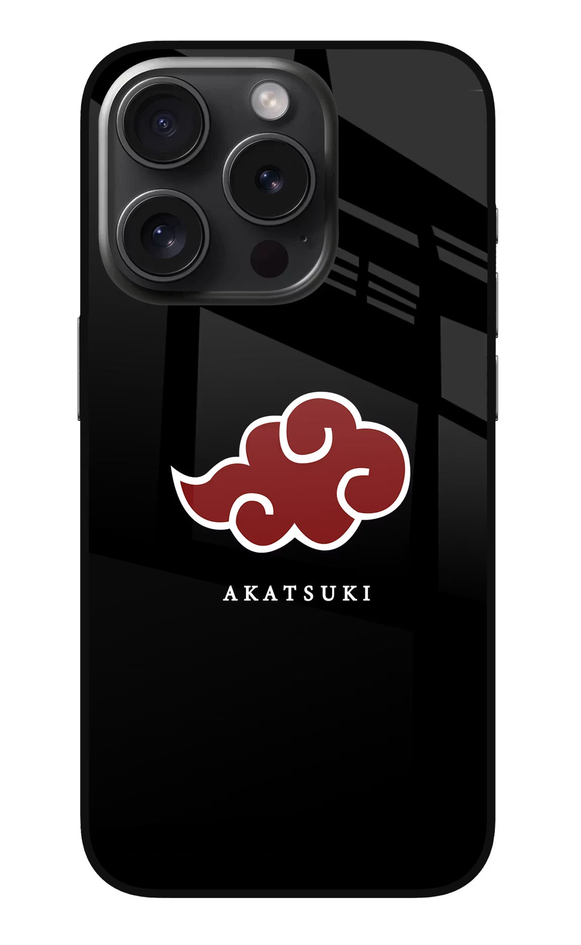 Akatsuki iPhone 15 Pro Glass Case - Akatsuki iPhone 15 Pro Glass Case Akatsuki iPhone 15 Pro Glass Case