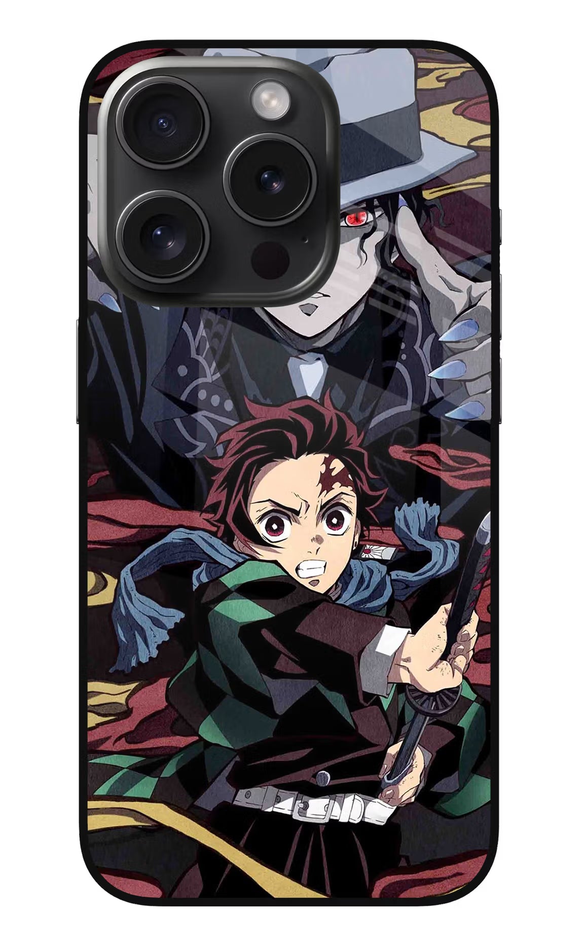 Demon Slayer iPhone 15 Pro Max Glass Case - Demon Slayer iPhone 15 Pro Max Glass Case Demon Slayer iPhone 15 Pro Max Glass Case