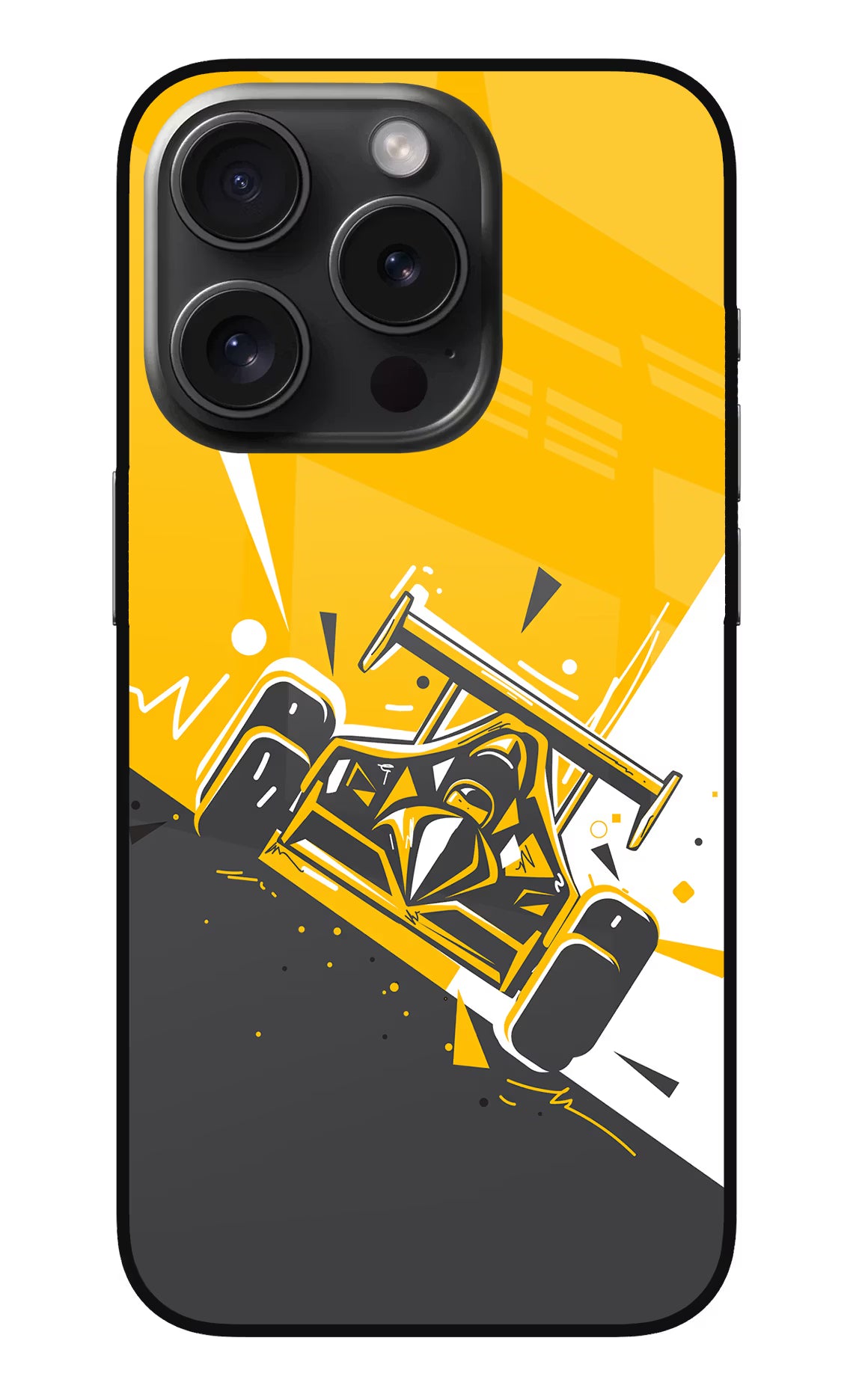 Track King iPhone 15 Pro Max Glass Case - Track King iPhone 15 Pro Max Glass Case Track King iPhone 15 Pro Max Glass Case