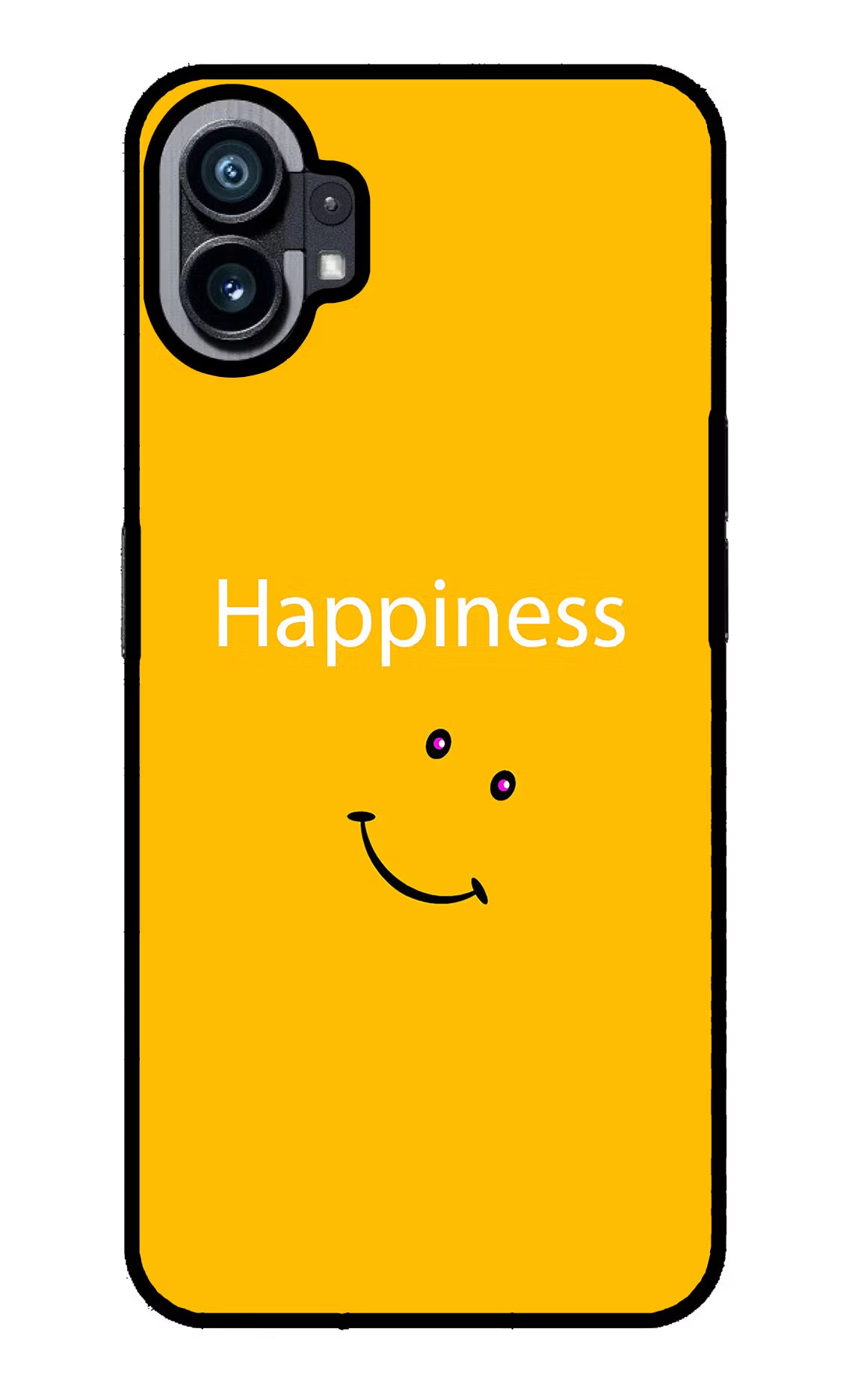 Happiness With Smiley Nothing Phone 1 Glass Case - Happiness With Smiley Nothing Phone 1 Glass Case Happiness With Smiley Nothing Phone 1 Glass Case