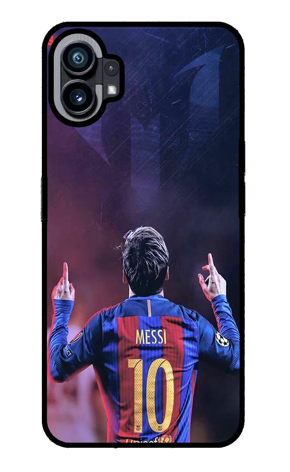 Messi Nothing Phone 1 Glass Case Back Cover by Casekaro