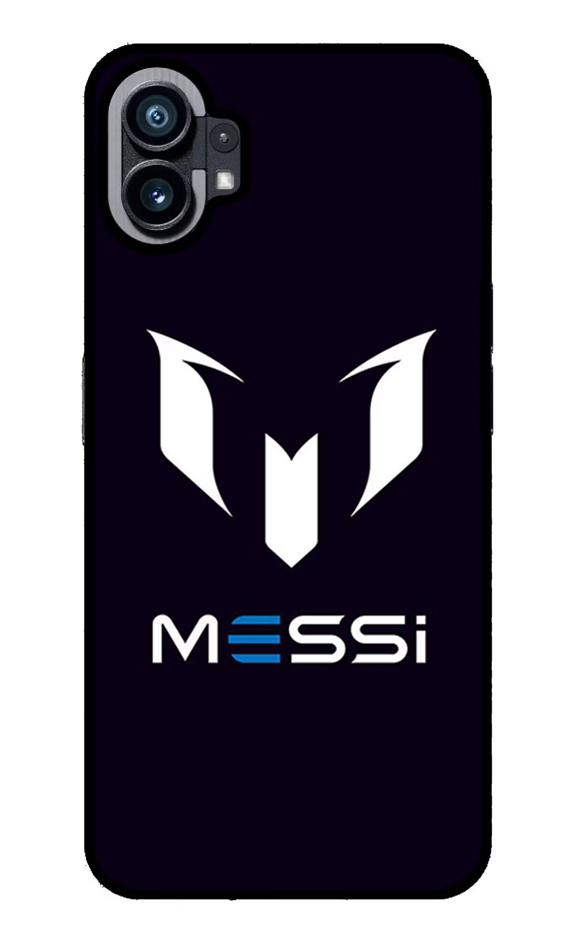 Messi Logo Nothing Phone 1 Glass Case Back Cover by Casekaro