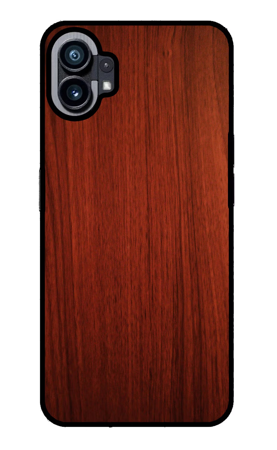 Wooden Plain Pattern Nothing Phone 1 Glass Case Back Cover by Casekaro