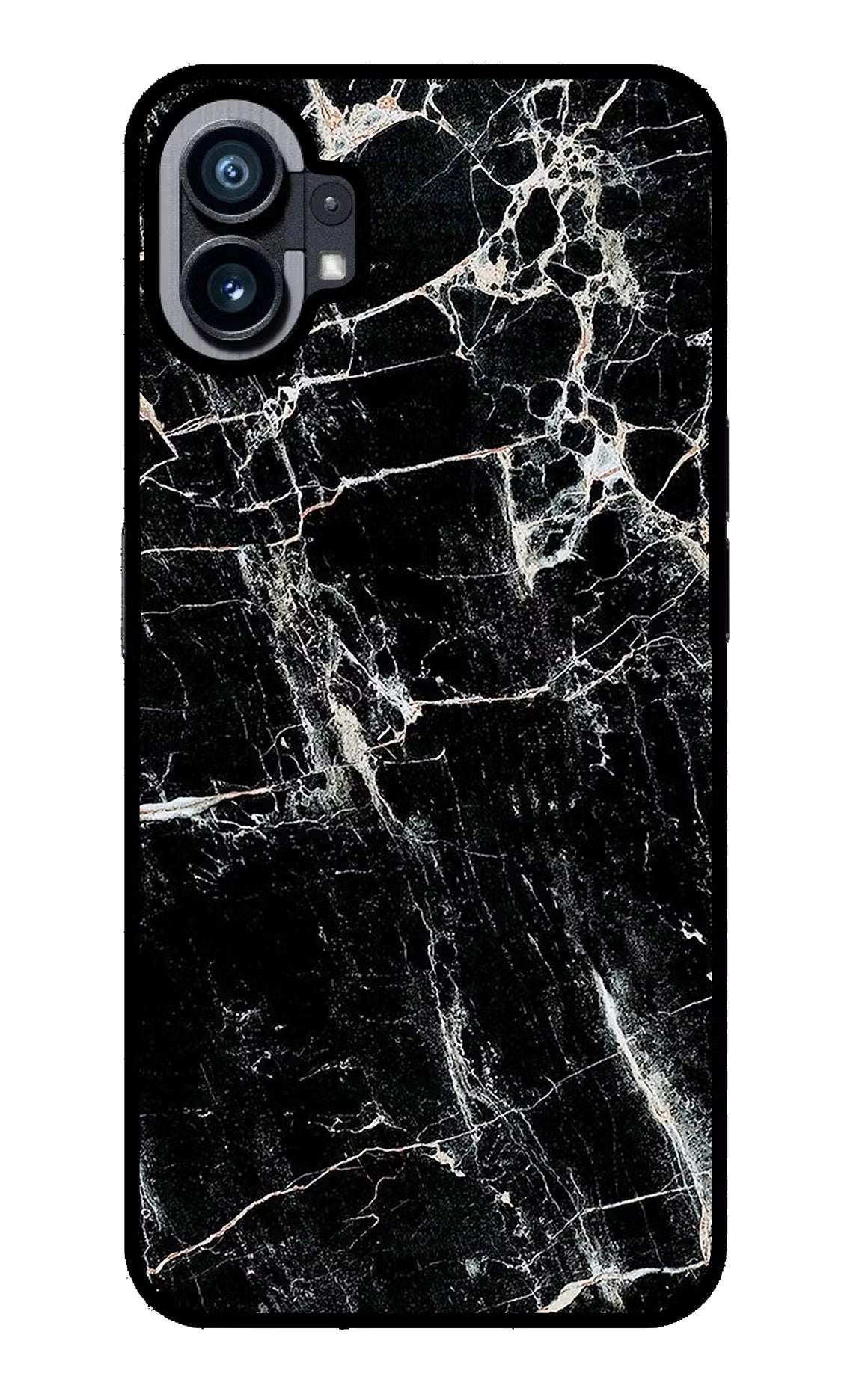 Black Marble Texture Nothing Phone 1 Glass Case - Black Marble Texture Nothing Phone 1 Glass Case Black Marble Texture Nothing Phone 1 Glass Case