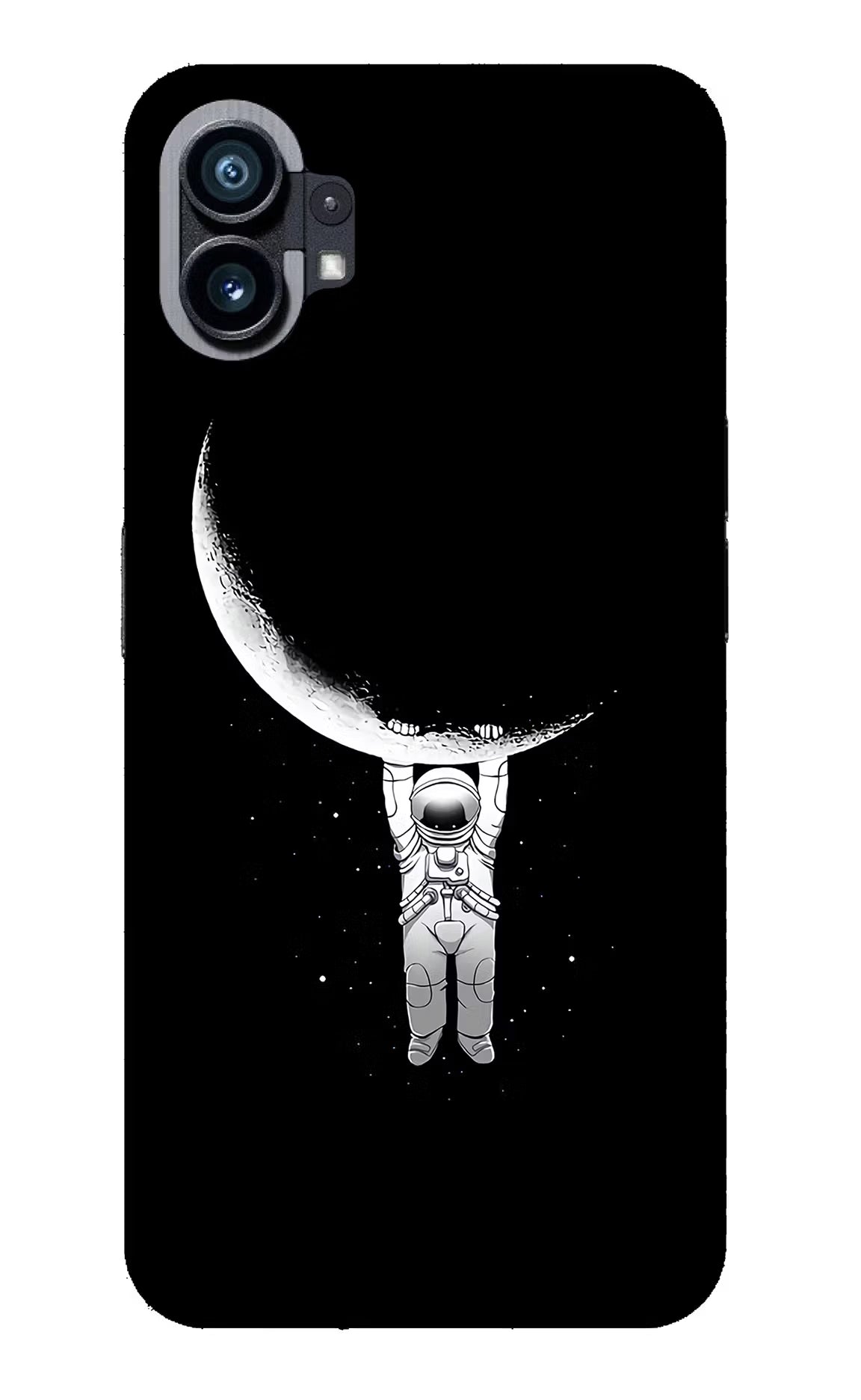 Moon Space Nothing Phone 1 Glass Case Back Cover by Casekaro