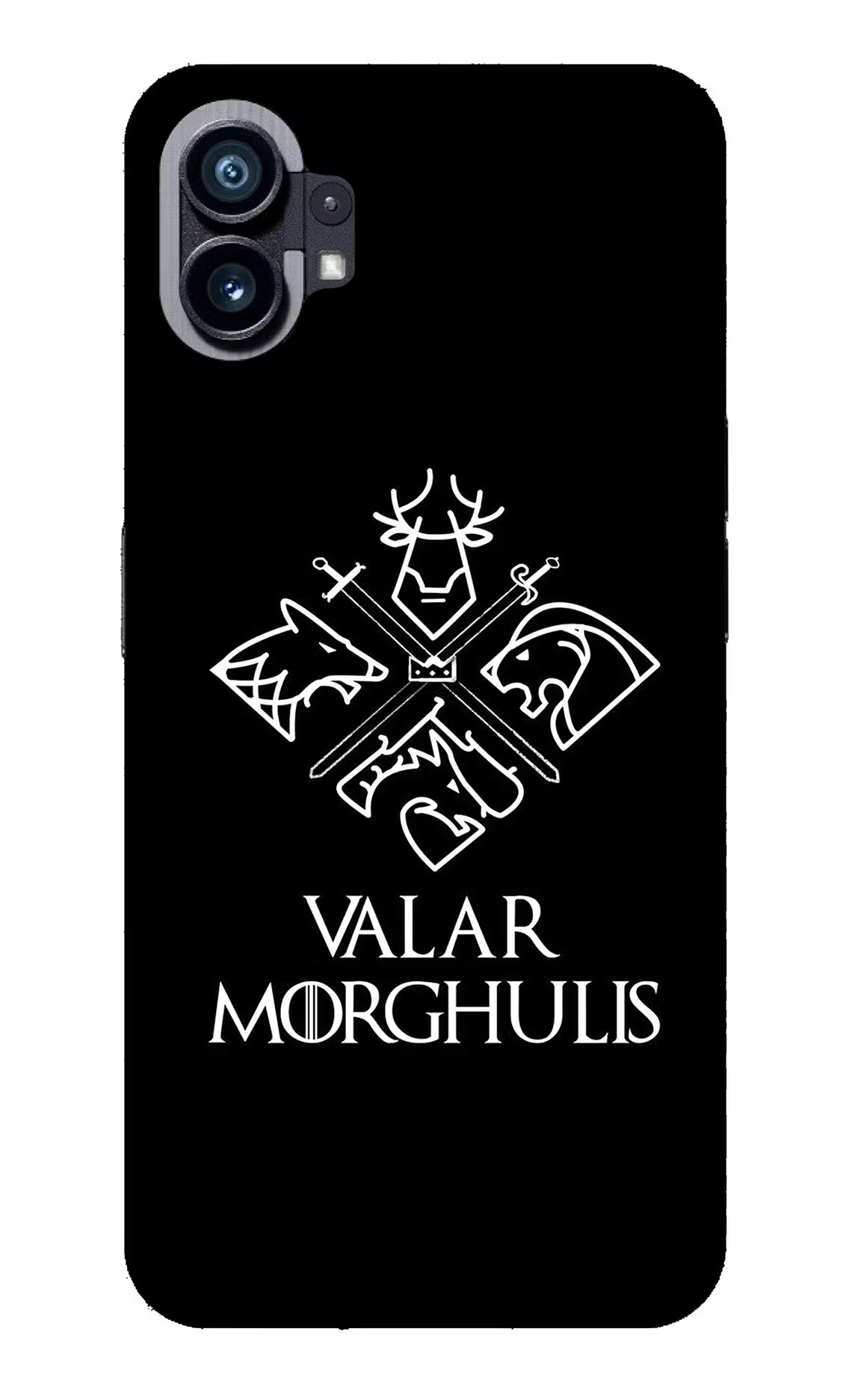 Valar Morghulis | Game Of Thrones Nothing Phone 1 Glass Case - Valar Morghulis | Game Of Thrones Nothing Phone 1 Glass Case Valar Morghulis | Game Of Thrones Nothing Phone 1 Glass Case
