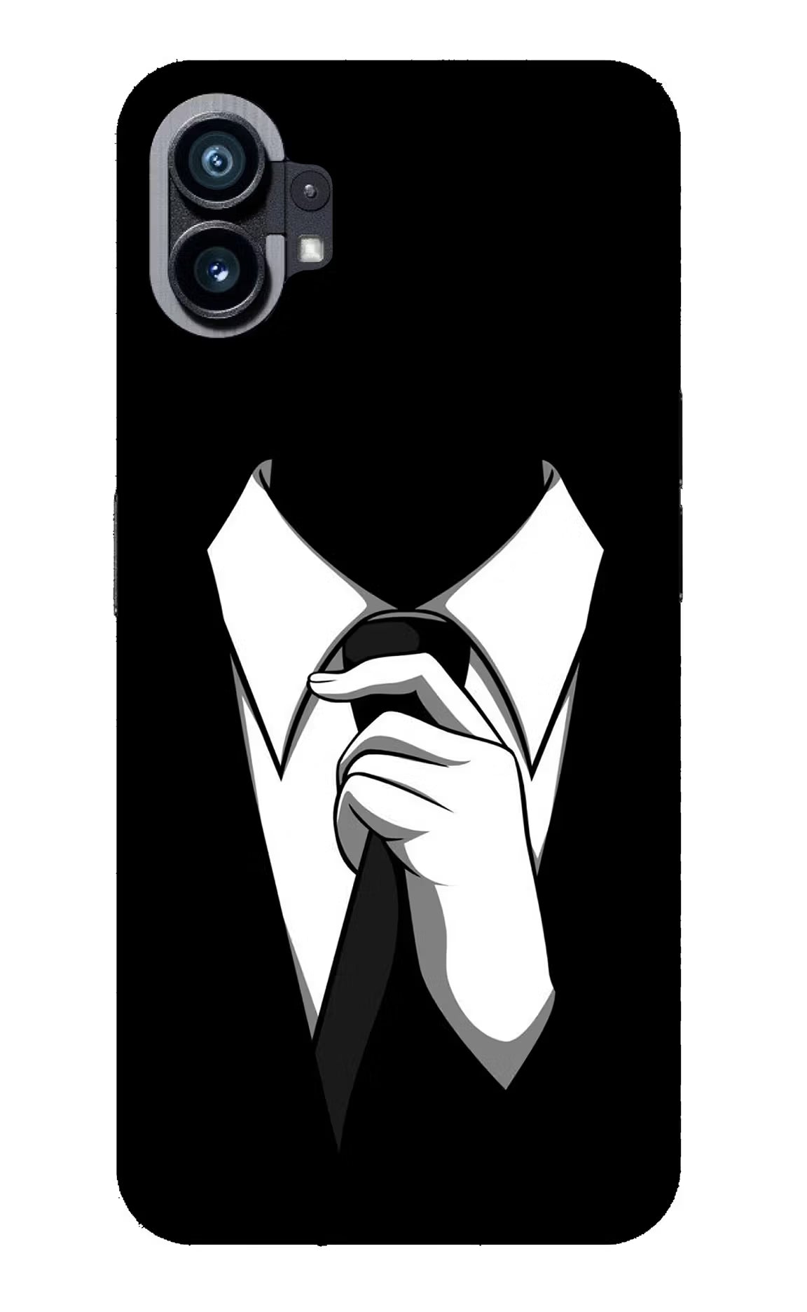 Black Tie Nothing Phone 1 Glass Case - Black Tie Nothing Phone 1 Glass Case Black Tie Nothing Phone 1 Glass Case