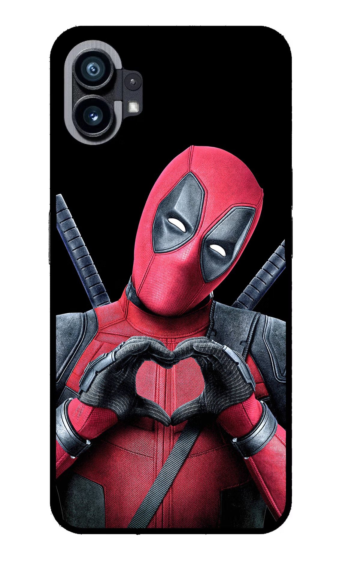 Deadpool Nothing Phone 1 Glass Case Back Cover by Casekaro