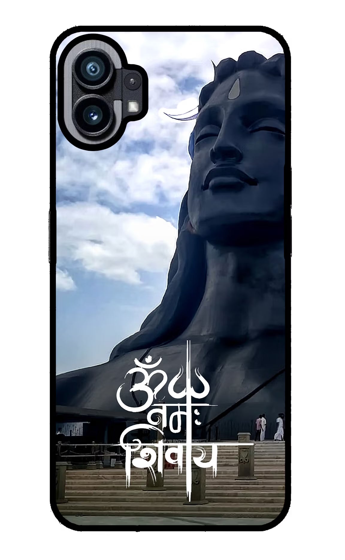 Om Namah Shivay Nothing Phone 1 Glass Case Back Cover by Casekaro
