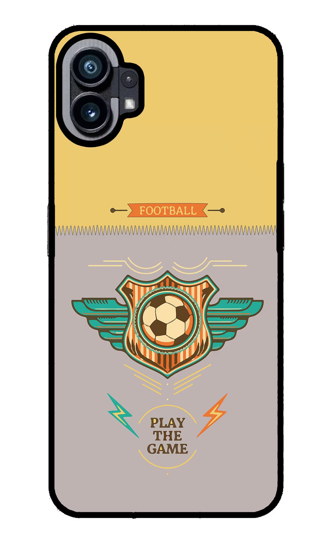 Football Nothing Phone 1 Glass Case - Football Nothing Phone 1 Glass Case Football Nothing Phone 1 Glass Case