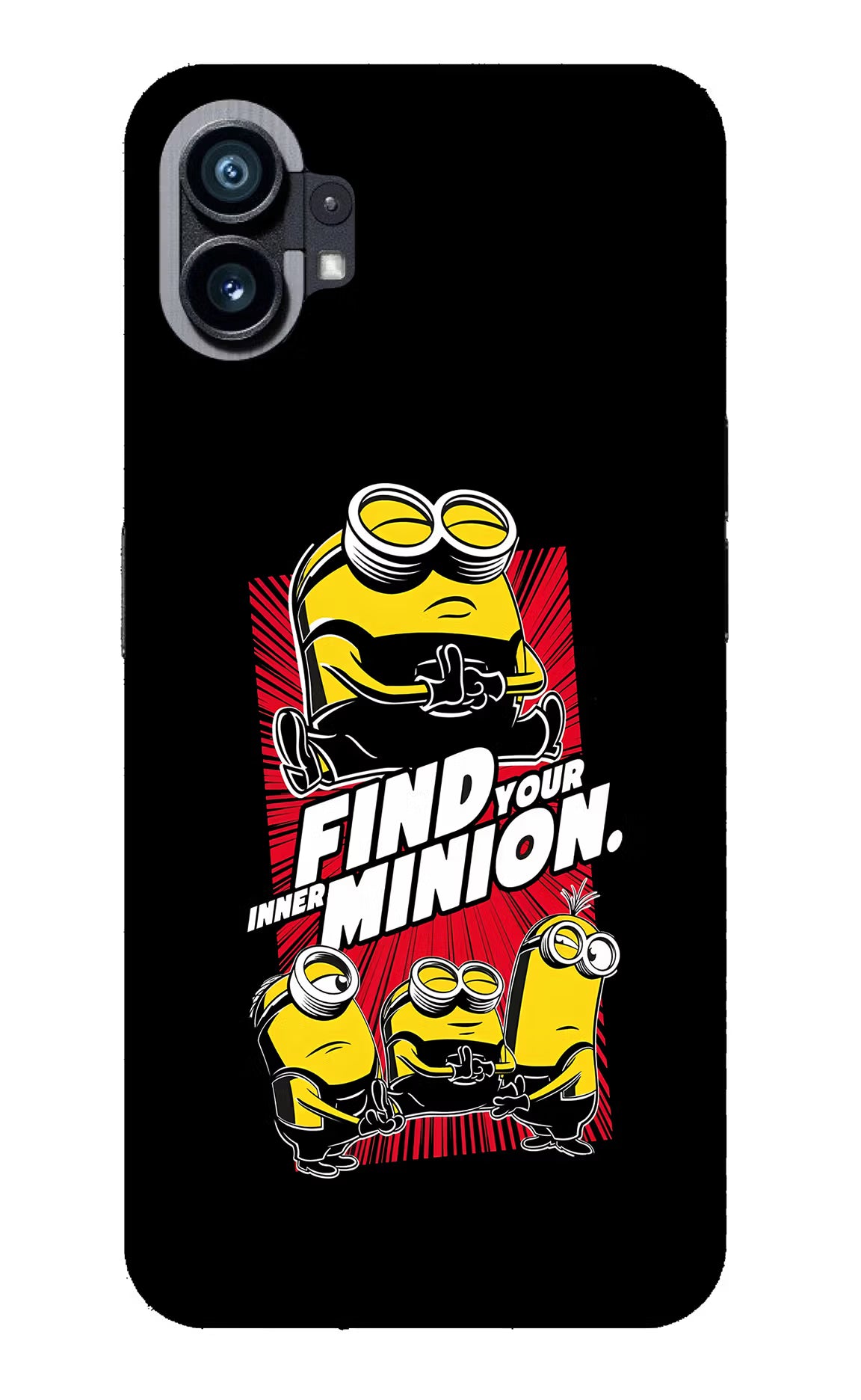 Find your inner Minion Nothing Phone 1 Glass Case Back Cover by Casekaro