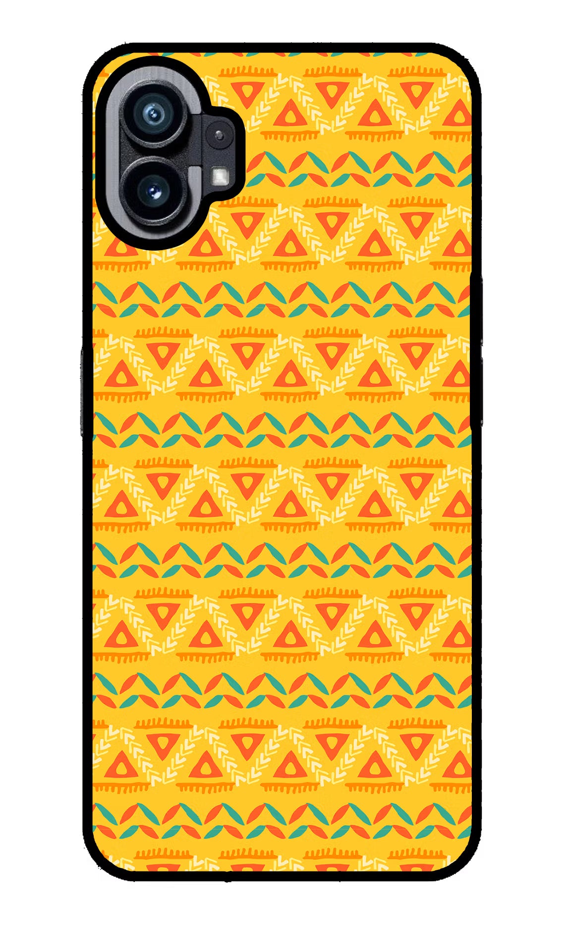 Tribal Pattern Nothing Phone 1 Glass Case Back Cover by Casekaro