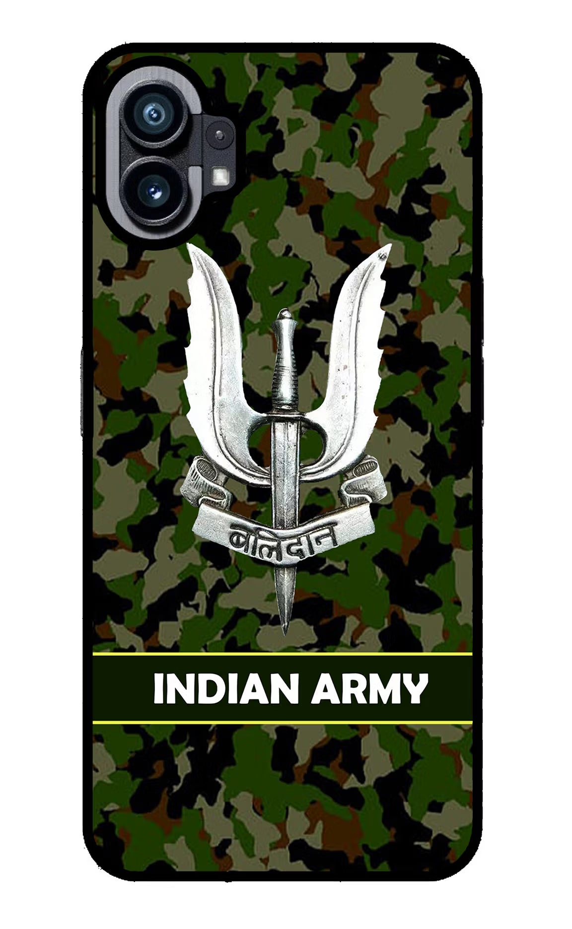 Balidan Indian Logo Nothing Phone 1 Glass Case - Balidan Indian Logo Nothing Phone 1 Glass Case Balidan Indian Logo Nothing Phone 1 Glass Case