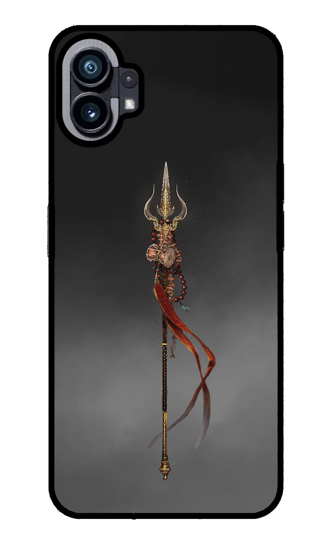 Shiv Trishul Nothing Phone 1 Glass Case Back Cover by Casekaro