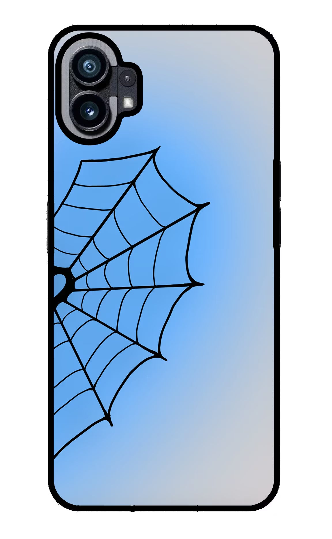 Blue Web Nothing Phone 1 Glass Case - Blue Web Nothing Phone 1 Glass Case Blue Web Nothing Phone 1 Glass Case