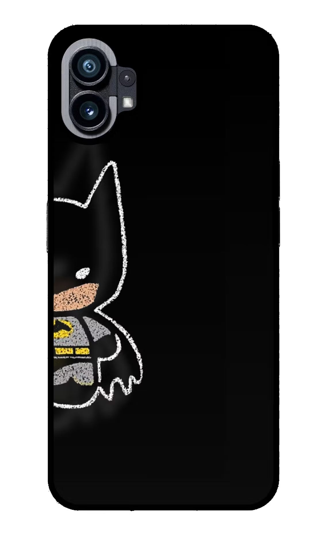 Bat Kitty Nothing Phone 1 Glass Case - Bat Kitty Nothing Phone 1 Glass Case Bat Kitty Nothing Phone 1 Glass Case