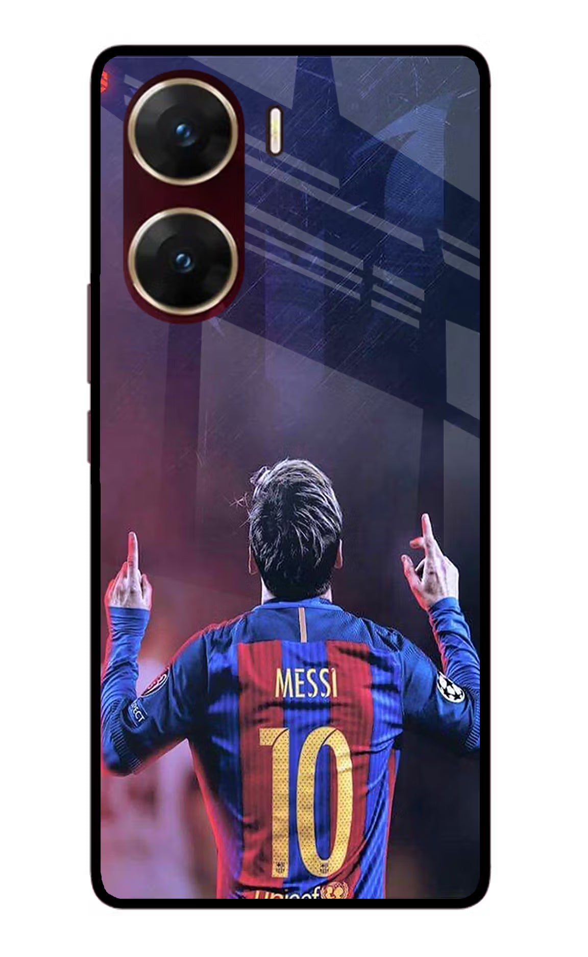 Messi Vivo V29E Glass Case - Messi Vivo V29E Glass Case Messi Vivo V29E Glass Case