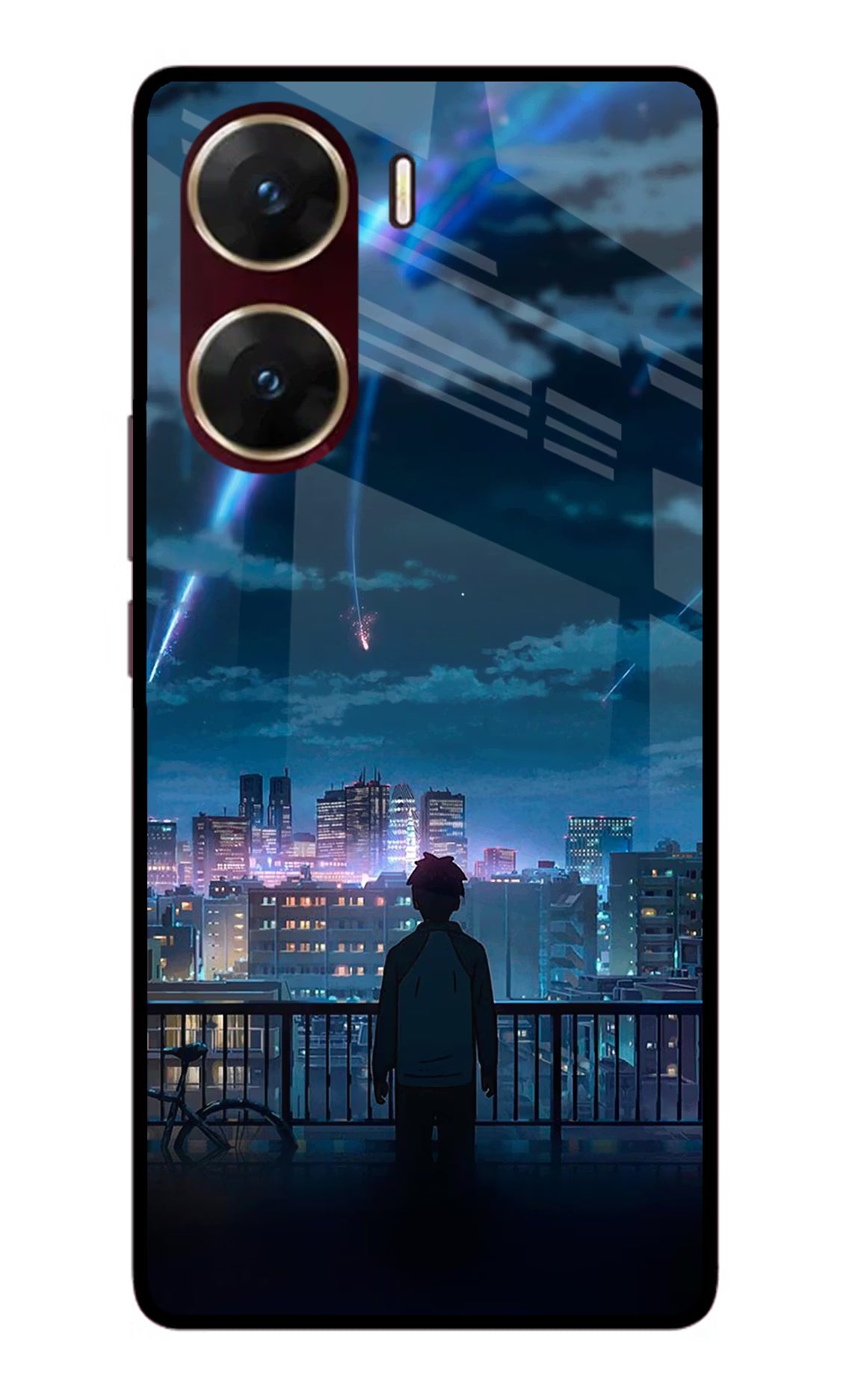 Anime Vivo V29E Glass Case - Anime Vivo V29E Glass Case Anime Vivo V29E Glass Case
