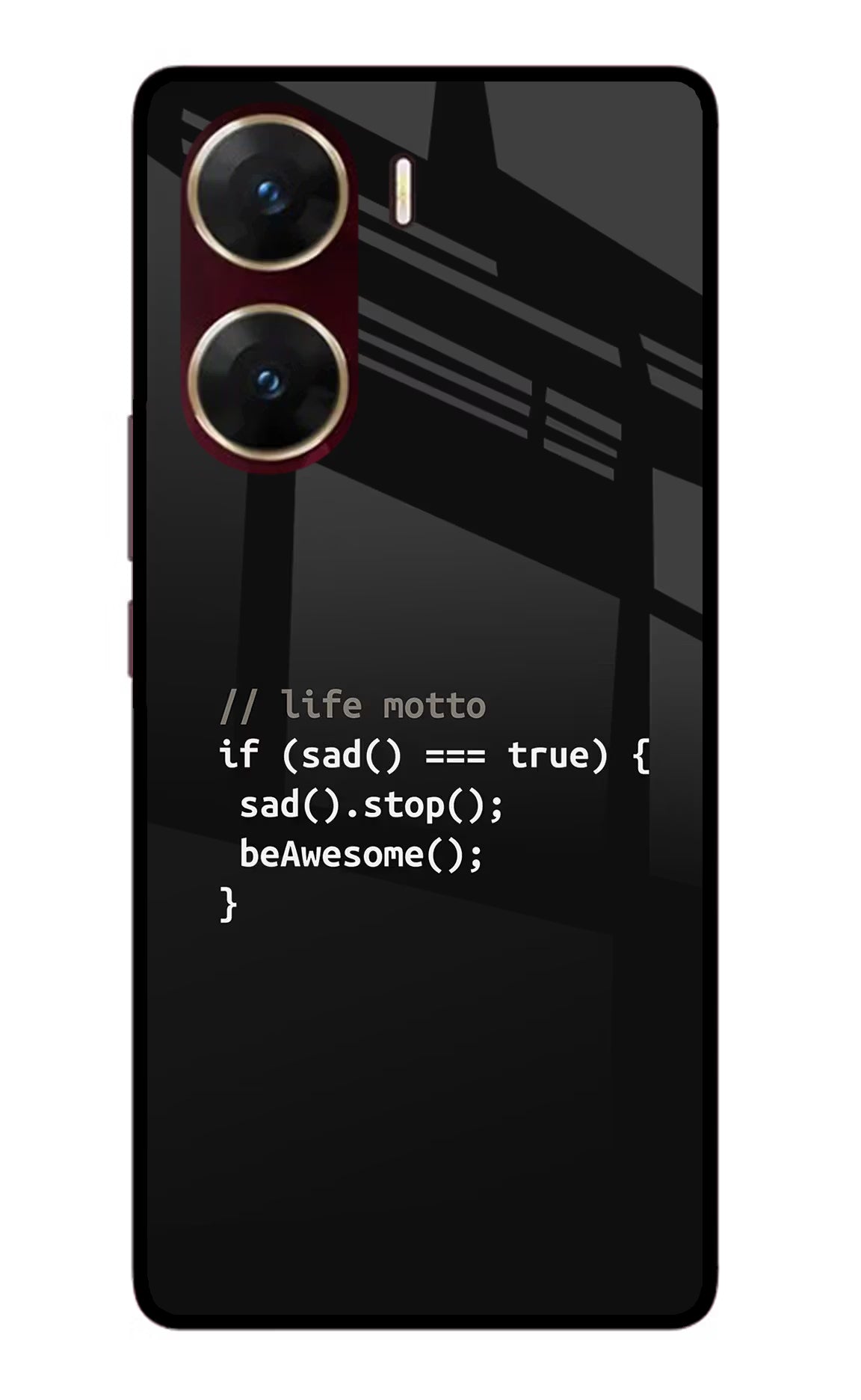 Life Motto Code Vivo V29E Glass Case - Life Motto Code Vivo V29E Glass Case Life Motto Code Vivo V29E Glass Case