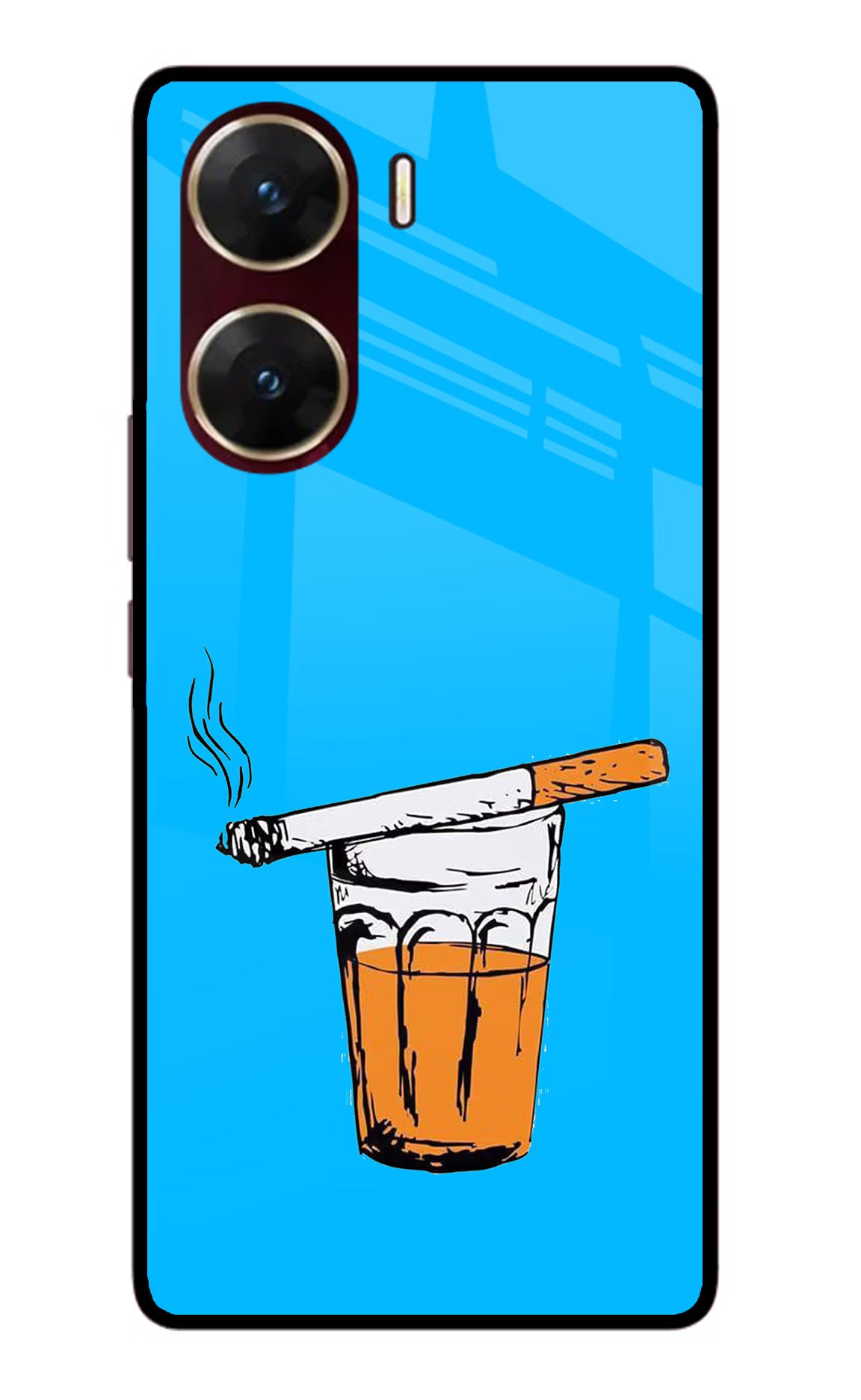 Chai Sutta Vivo V29E Glass Case - Chai Sutta Vivo V29E Glass Case Chai Sutta Vivo V29E Glass Case