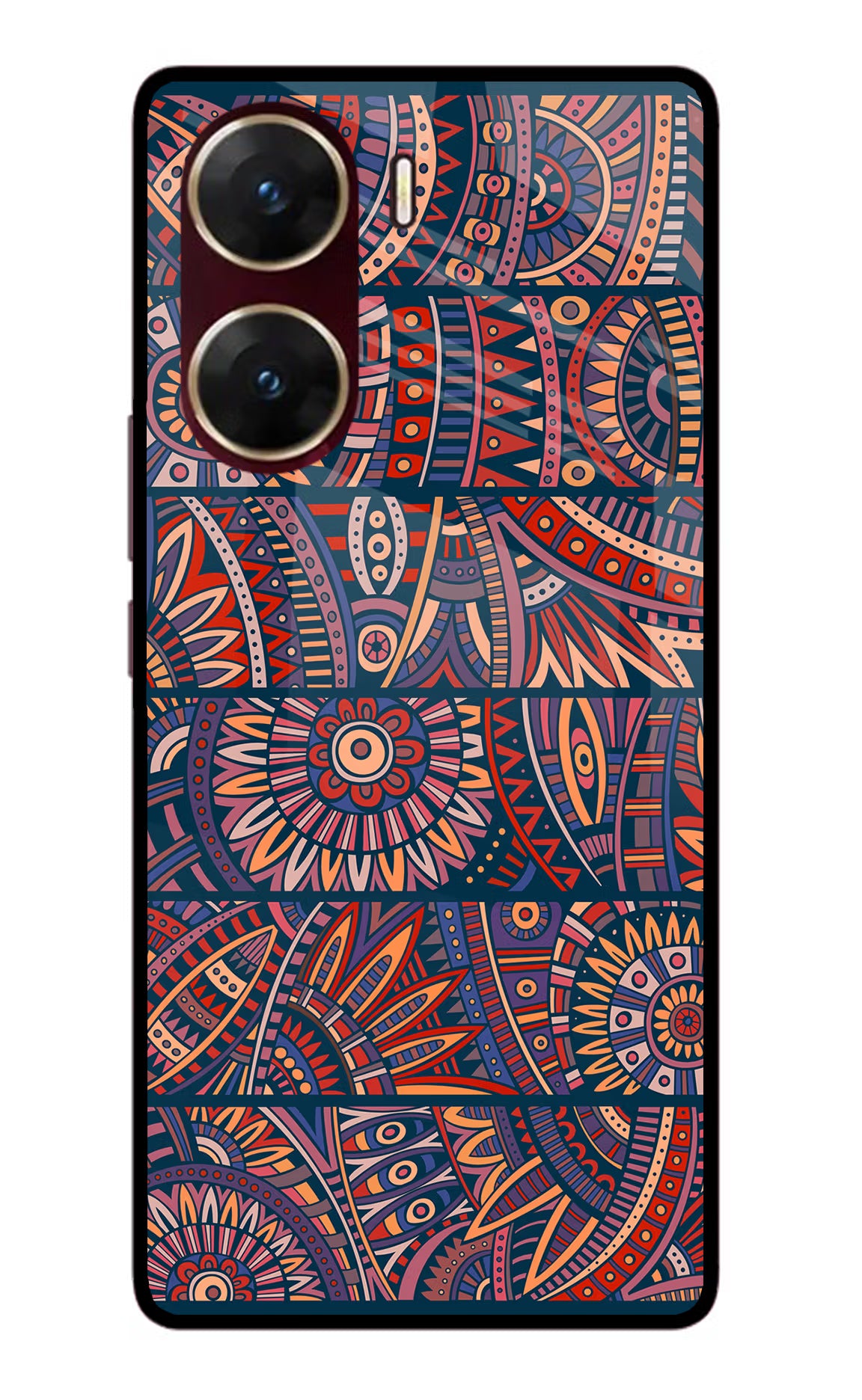 African Culture Design Vivo V29E Glass Case - African Culture Design Vivo V29E Glass Case African Culture Design Vivo V29E Glass Case