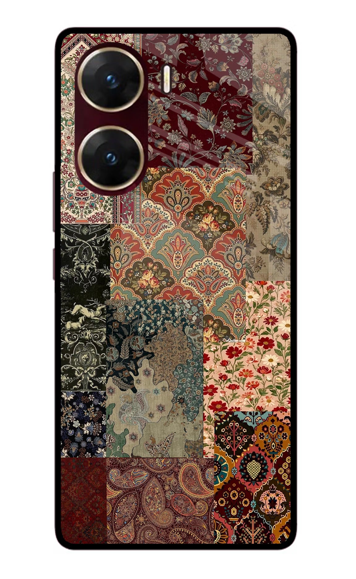 Desi Print Vivo V29E Glass Case - Desi Print Vivo V29E Glass Case Desi Print Vivo V29E Glass Case