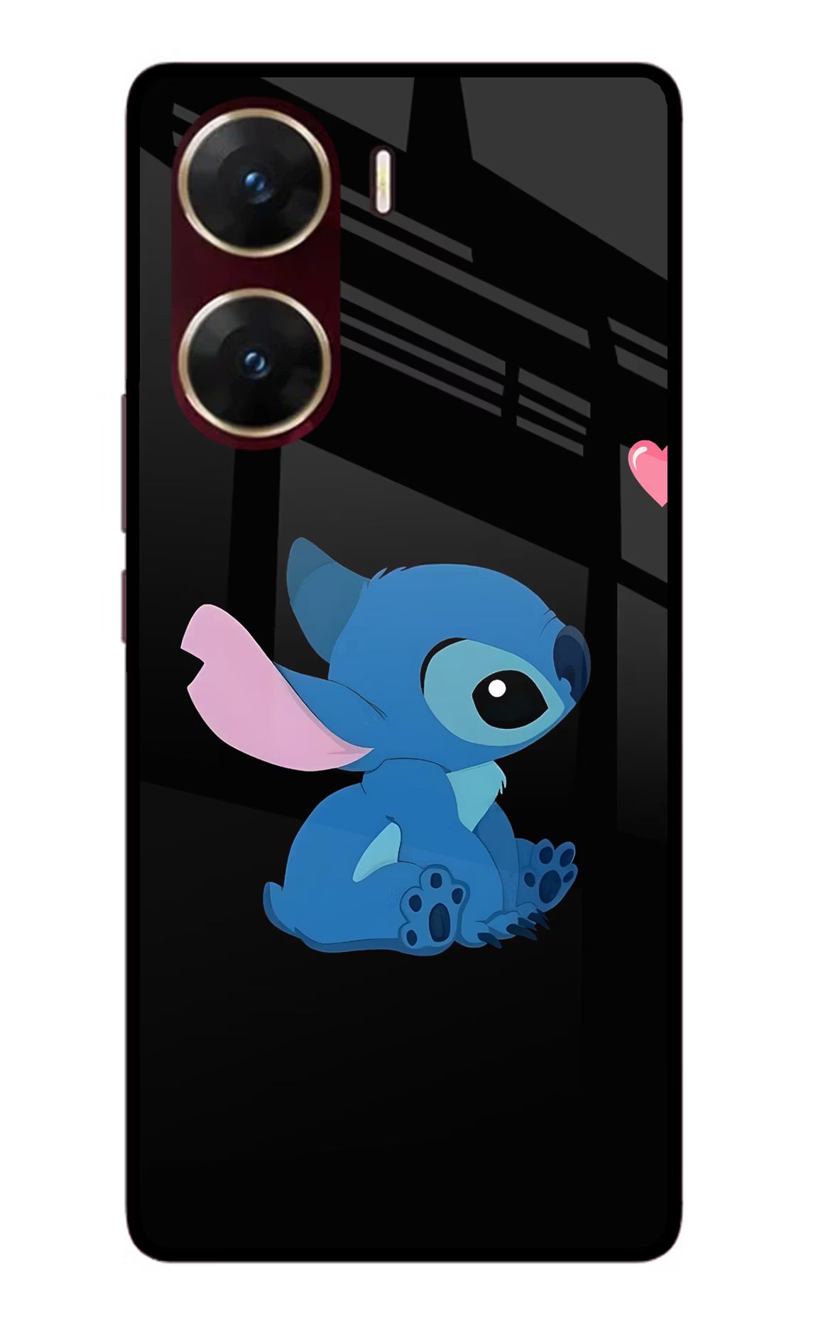 Stitch Crush Vivo V29E Glass Case - Stitch Crush Vivo V29E Glass Case Stitch Crush Vivo V29E Glass Case
