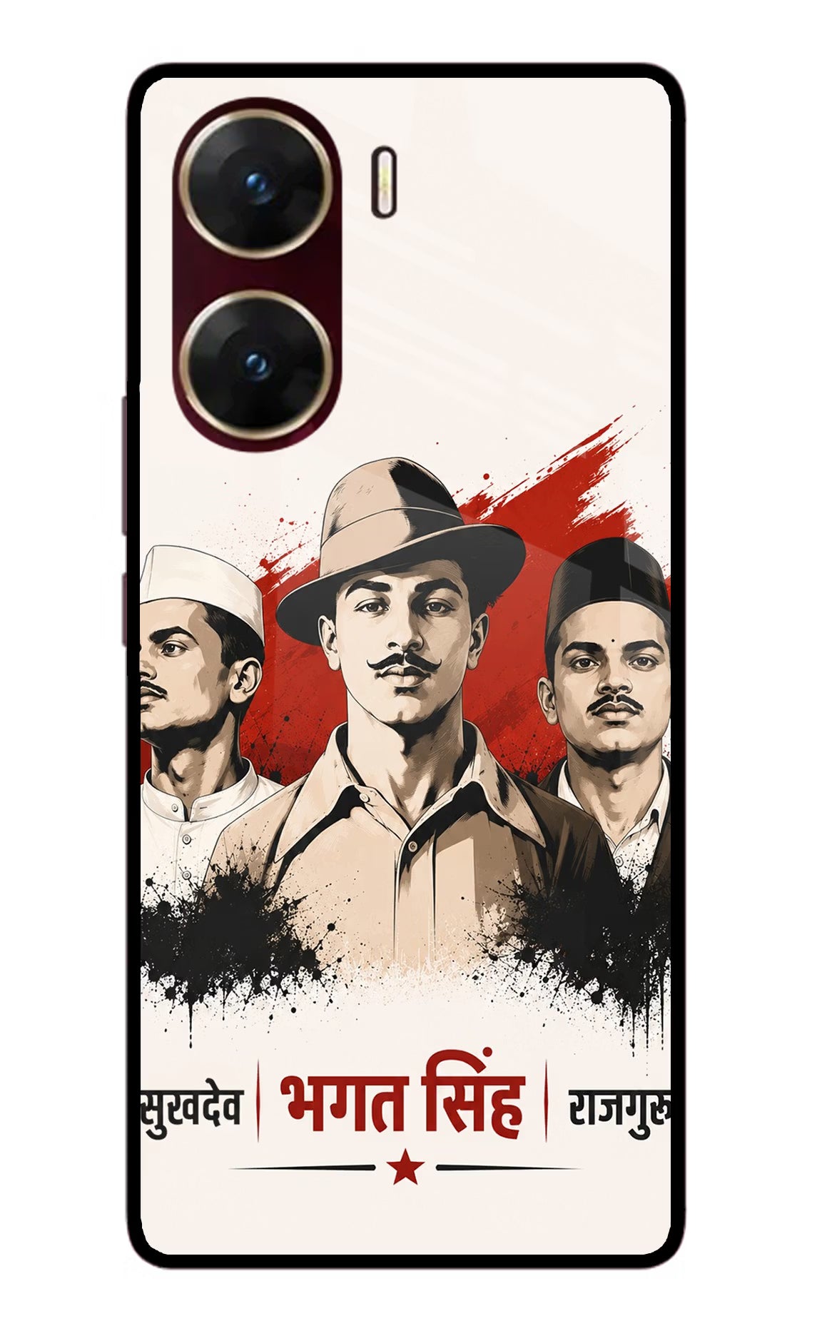 Sardar Patel Iron Will Vivo V29E Glass Case - Sardar Patel Iron Will Vivo V29E Glass Case Sardar Patel Iron Will Vivo V29E Glass Case