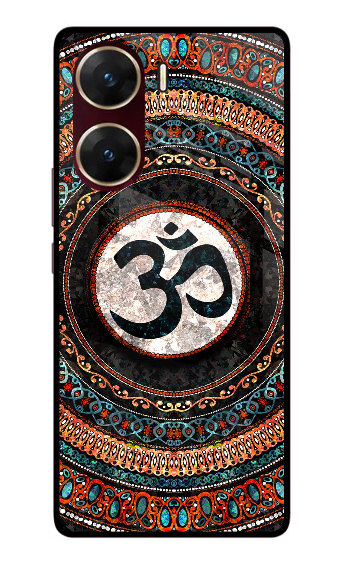 Om Culture Vivo V29E Glass Case - Om Culture Vivo V29E Glass Case Om Culture Vivo V29E Glass Case