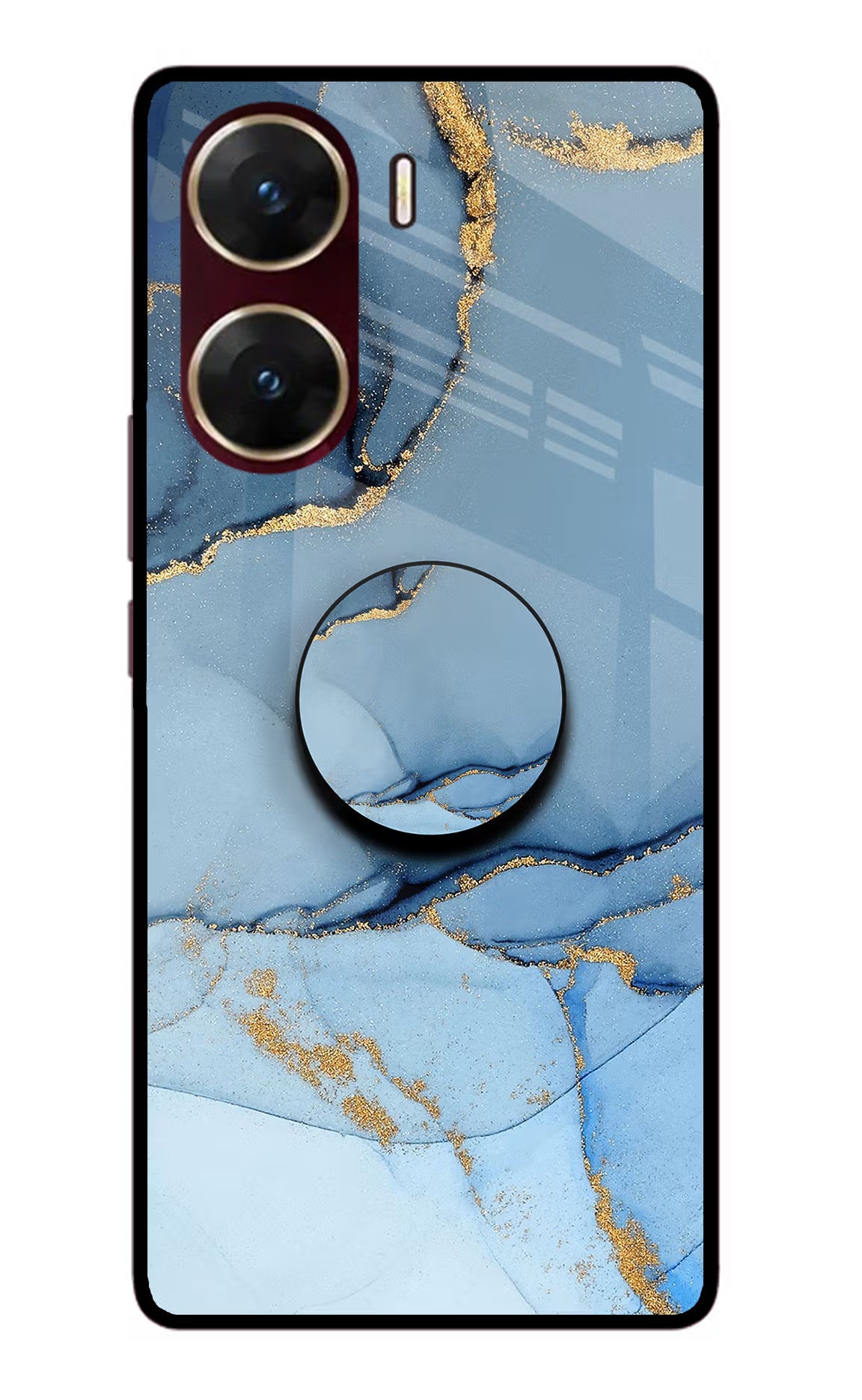 Blue Marble Vivo V29E Glass Case - Blue Marble Vivo V29E Glass Case Blue Marble Vivo V29E Glass Case
