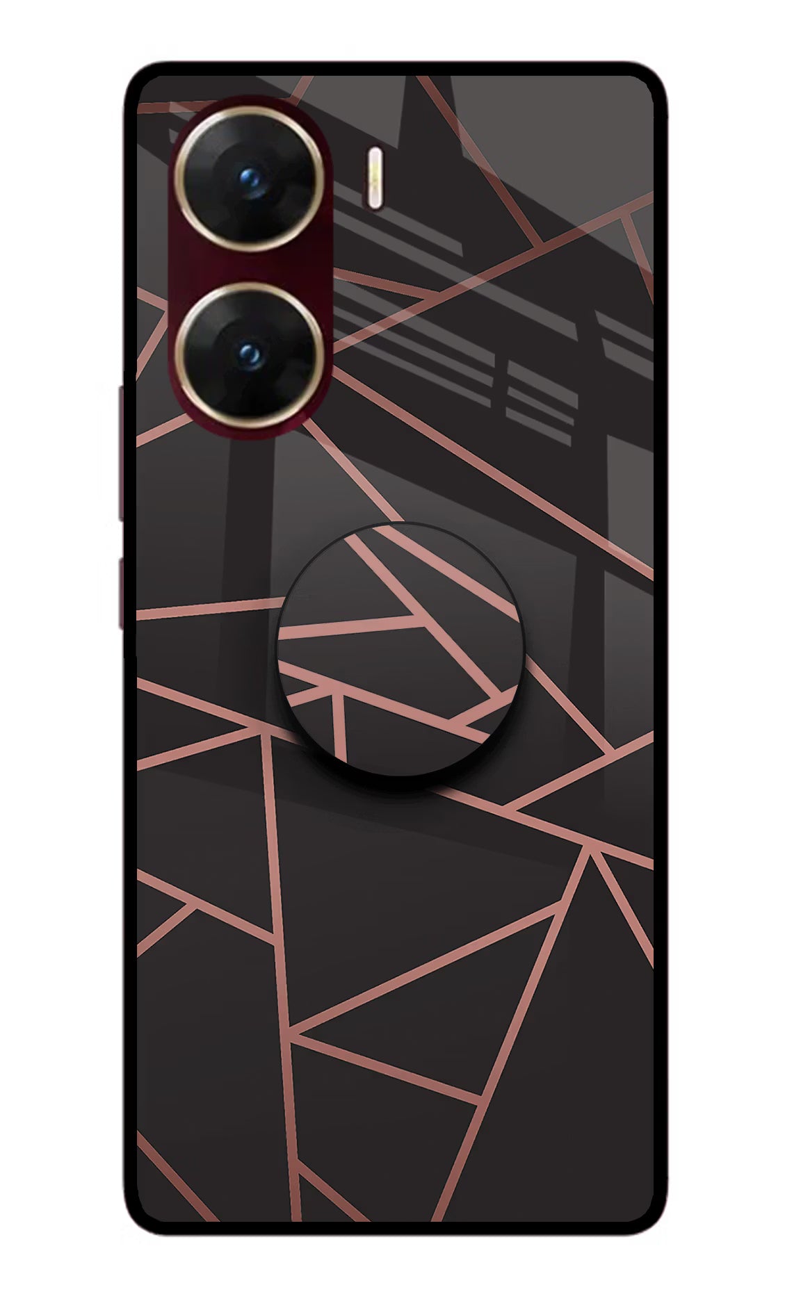 Geometric Pattern Vivo V29E Glass Case - Geometric Pattern Vivo V29E Glass Case Geometric Pattern Vivo V29E Glass Case