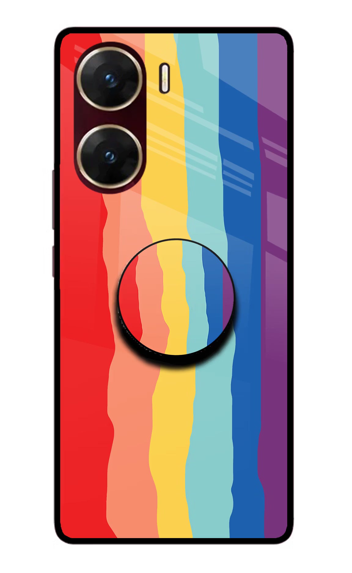 Rainbow Vivo V29E Glass Case - Rainbow Vivo V29E Glass Case Rainbow Vivo V29E Glass Case