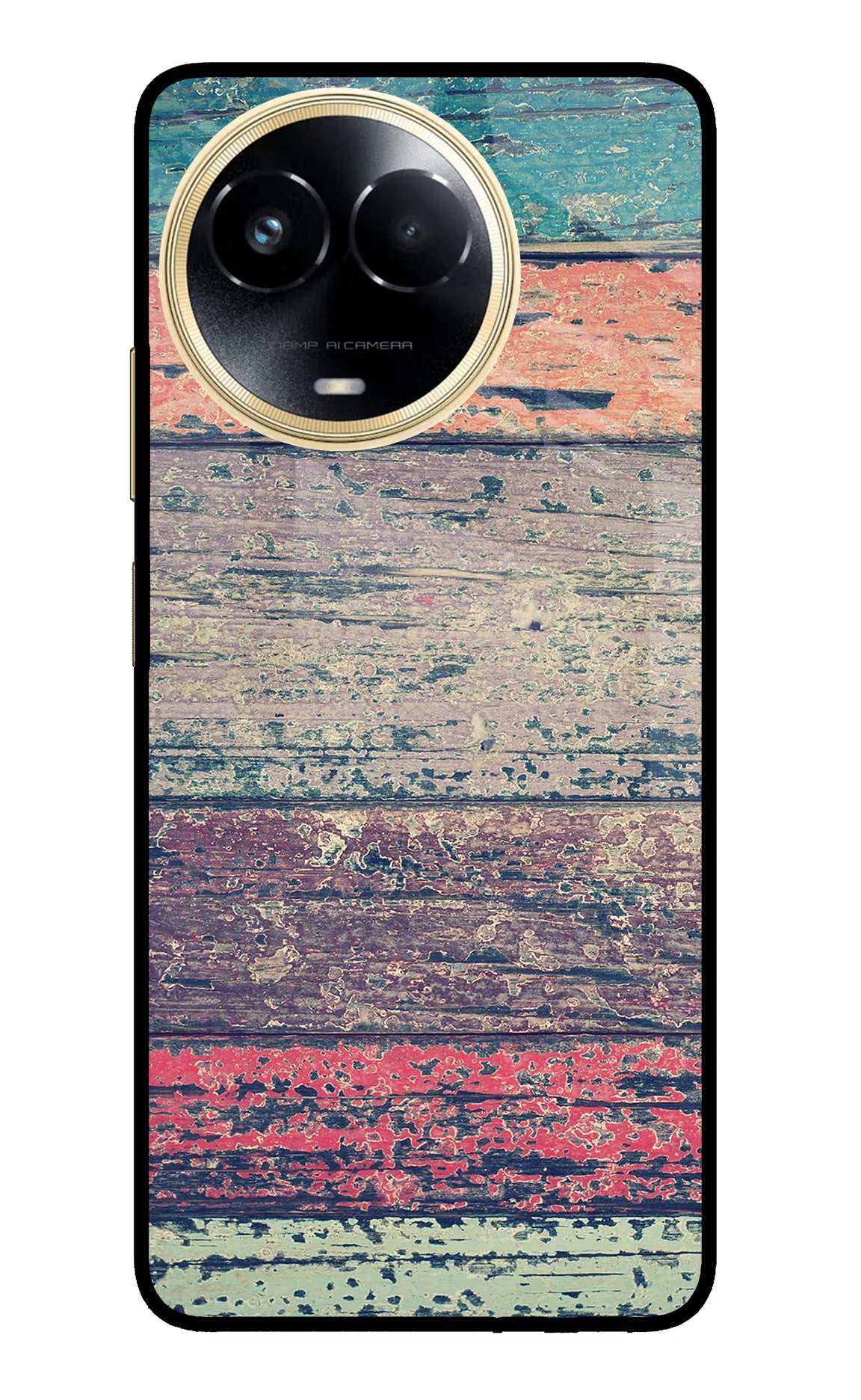 Colourful Wall Realme 11 5G/11X 5G/C67 Glass Case - Colourful Wall Realme 11 5G/11X 5G/C67 Glass Case Colourful Wall Realme 11 5G/11X 5G/C67 Glass Case