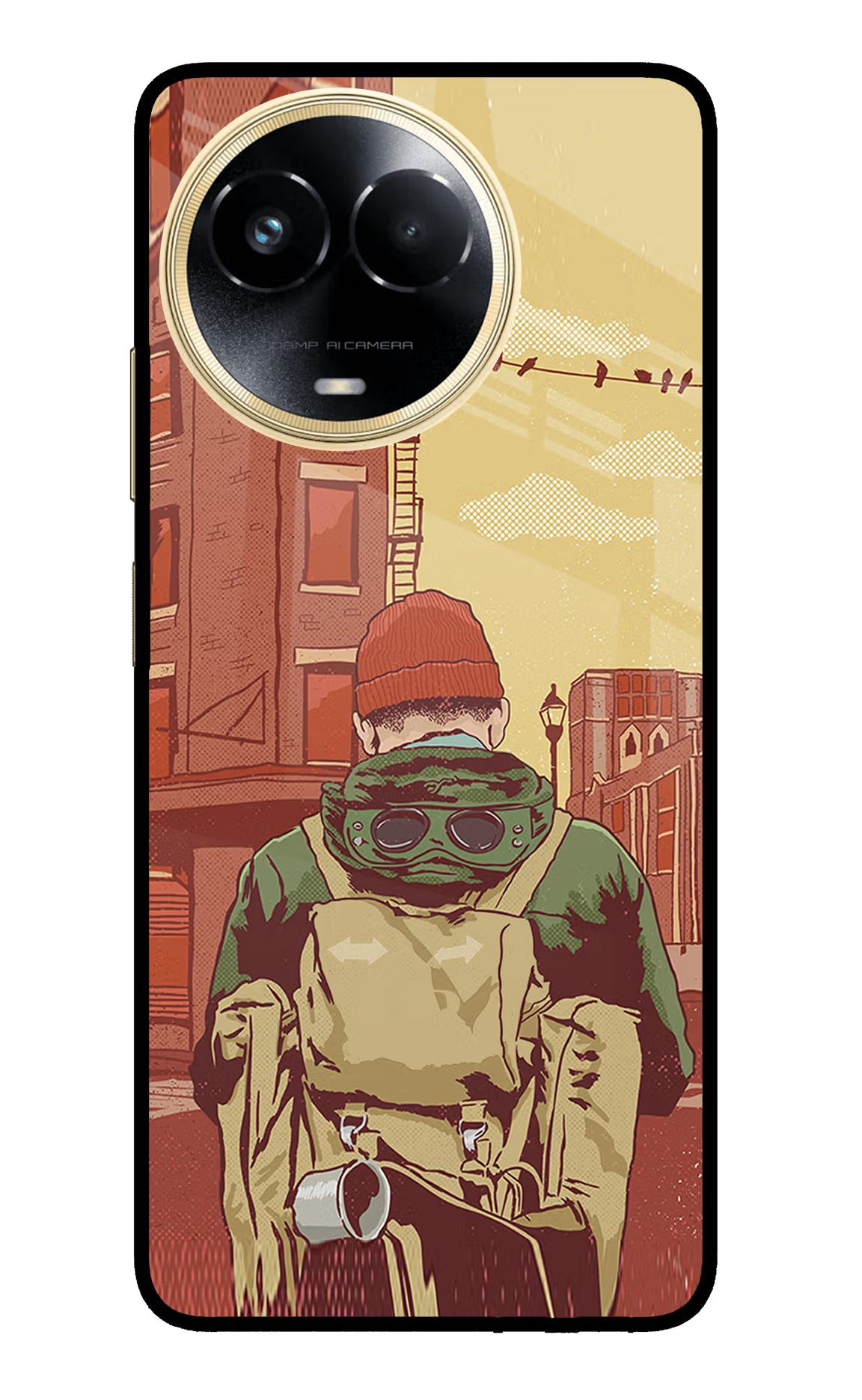 Adventurous Realme 11 5G/11X 5G/C67 Glass Case - Adventurous Realme 11 5G/11X 5G/C67 Glass Case Adventurous Realme 11 5G/11X 5G/C67 Glass Case