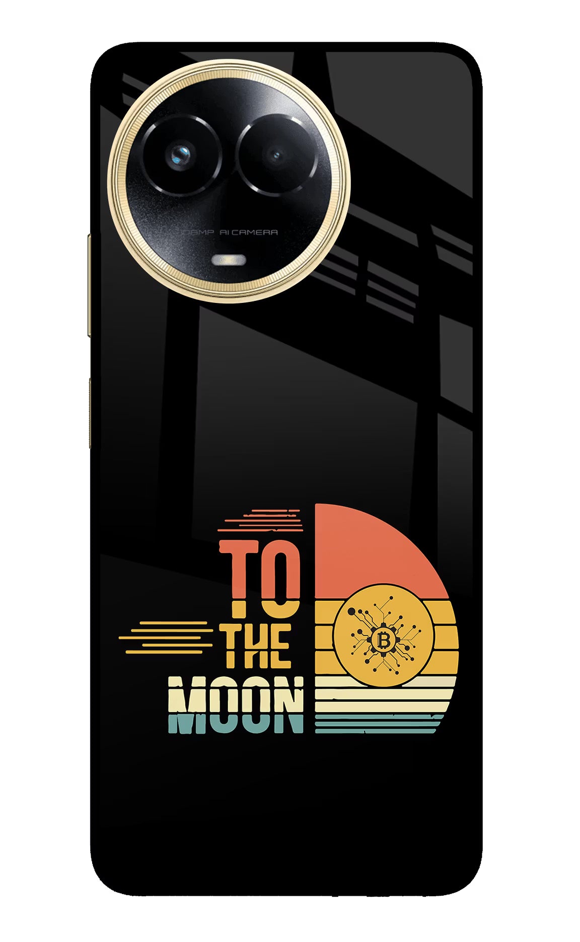 To the Moon Realme 11 5G/11X 5G/C67 Glass Case - To the Moon Realme 11 5G/11X 5G/C67 Glass Case To the Moon Realme 11 5G/11X 5G/C67 Glass Case