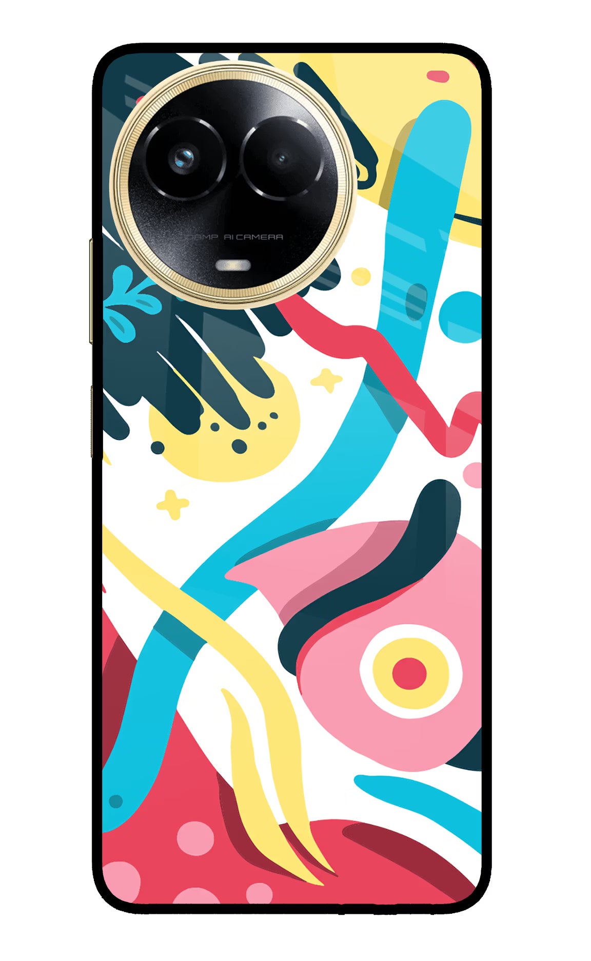 Trippy Realme 11 5G/11X 5G/C67 Glass Case - Trippy Realme 11 5G/11X 5G/C67 Glass Case Trippy Realme 11 5G/11X 5G/C67 Glass Case