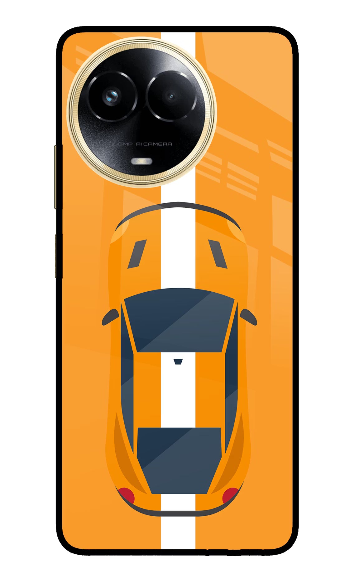 Highway Pursuit Realme 11 5G/11X 5G/C67 Glass Case - Highway Pursuit Realme 11 5G/11X 5G/C67 Glass Case Highway Pursuit Realme 11 5G/11X 5G/C67 Glass Case