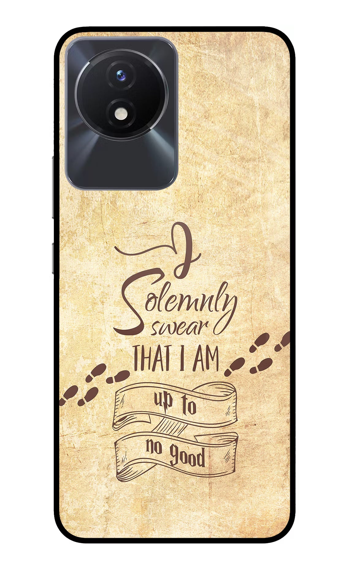 I Solemnly swear that i up to no good Vivo Y02/Y02T Glass Case - I Solemnly swear that i up to no good Vivo Y02/Y02T Glass Case I Solemnly swear that i up to no good Vivo Y02/Y02T Glass Case